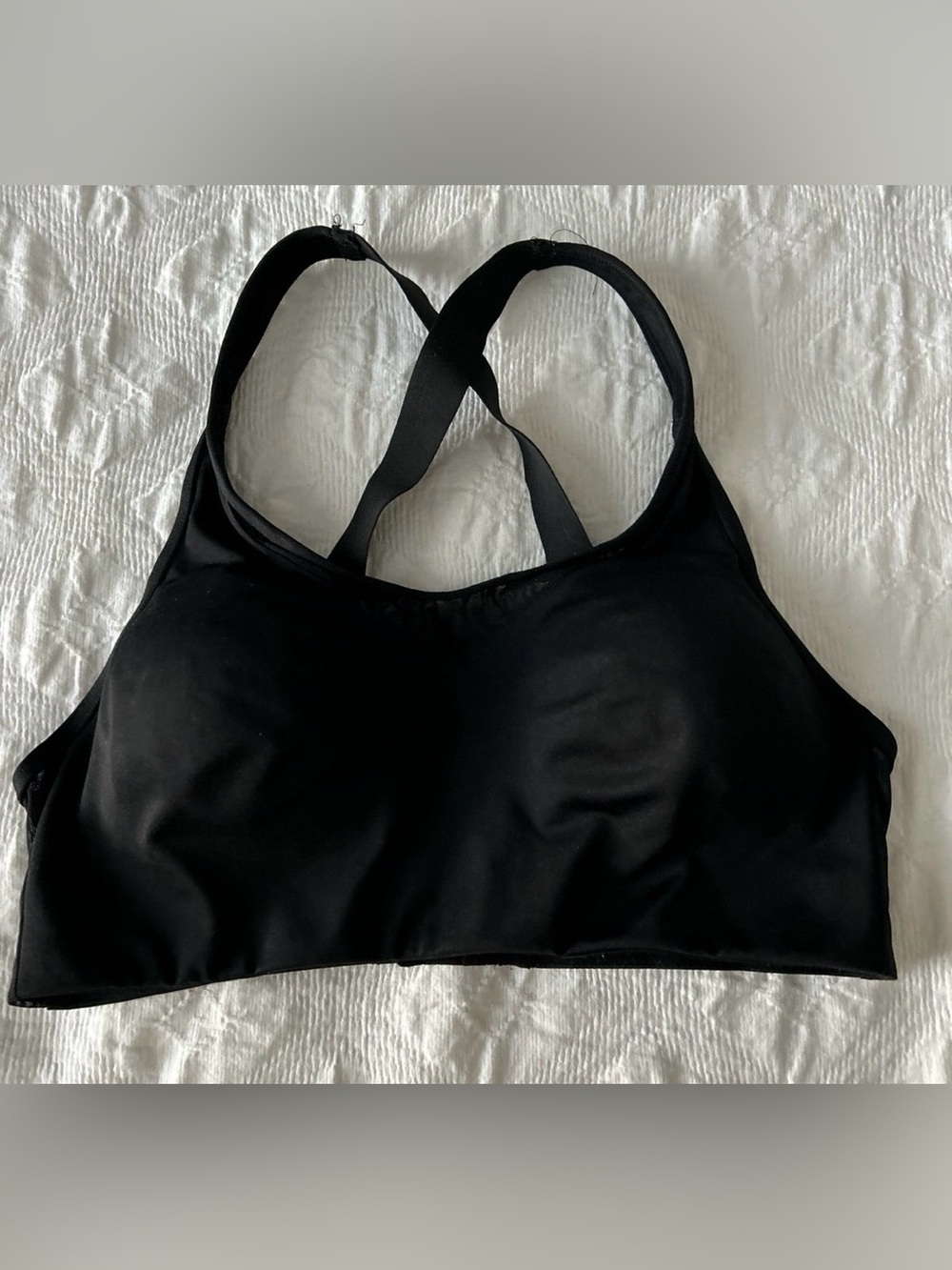 Victoria's Secret Sports bra, Size M, Color Black.